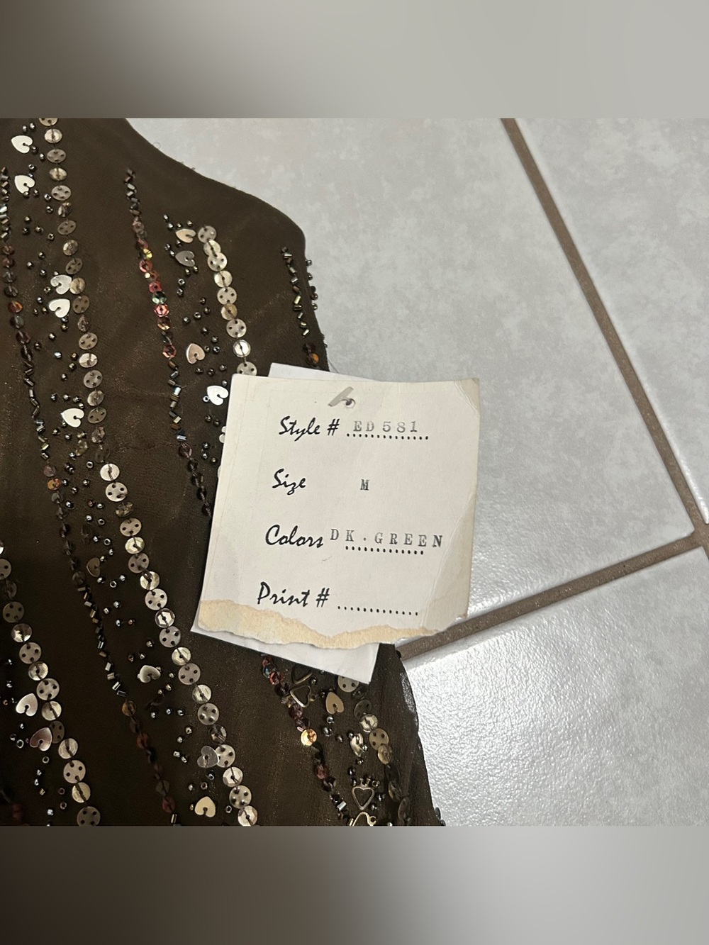 Papillon 100% Silk Dress - Picture 3 of 8